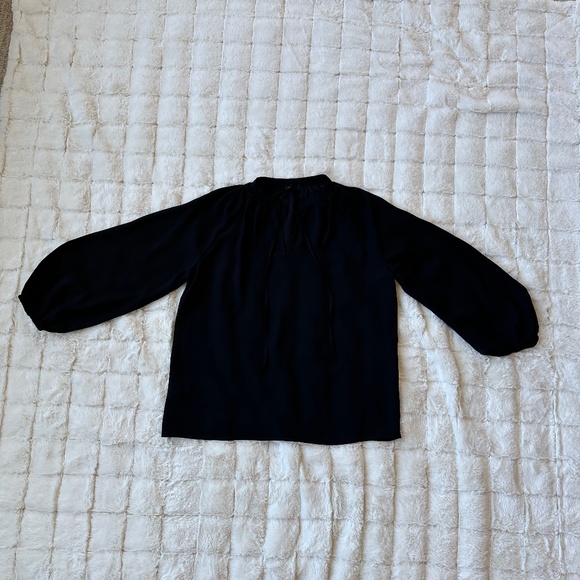 Ann Taylor Split Neck Blouse - Picture 1 of 2